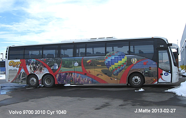 BUS/AUTOBUS: Volvo 9700 2010 Cyr