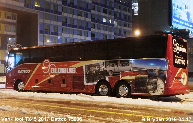 BUS/AUTOBUS: Van Hool TX45 2017 Dattco