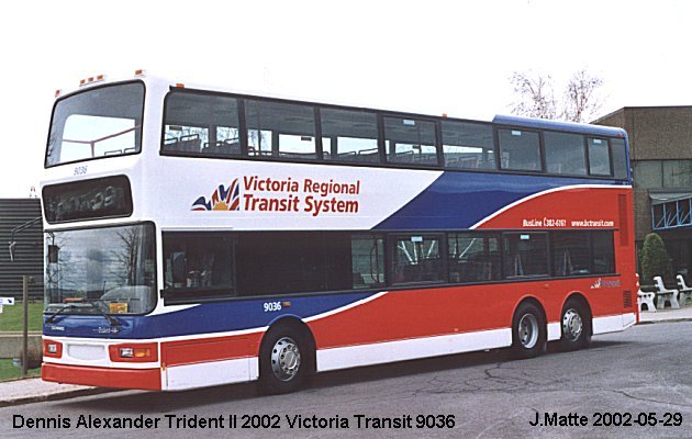 BUS/AUTOBUS: Dennis Trident II 2002 Victoria Transit