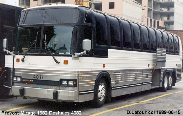 BUS/AUTOBUS: Prevost Mirage 1982 Deshaies