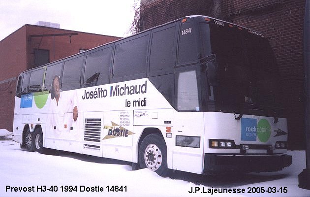 BUS/AUTOBUS: Prevost H3-40 1994 Dostie