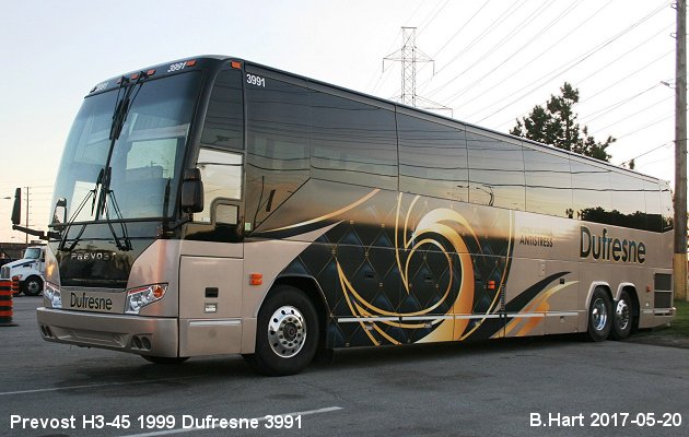BUS/AUTOBUS: Prevost H3-45 1999 Dufresne