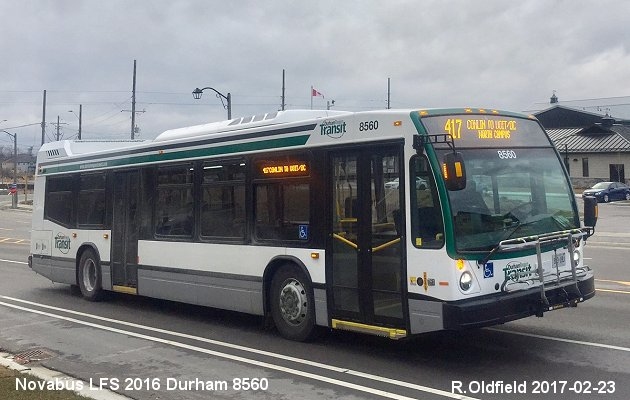 BUS/AUTOBUS: Novabus LFS 2016 Durham