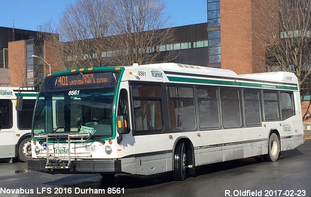 BUS/AUTOBUS: Novabus LFS 2016 Durham