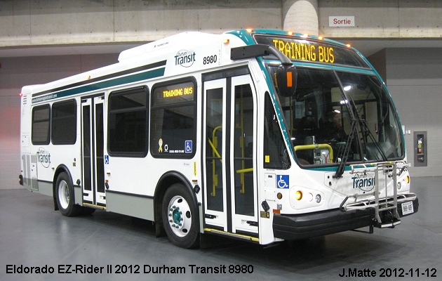 BUS/AUTOBUS: Eldorado E-Z rider II 2012 Durham Transit