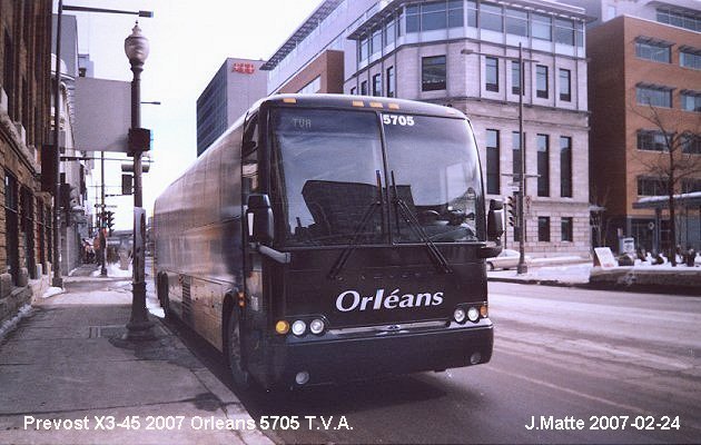 BUS/AUTOBUS: Prevost X3-45 2007 Orleans