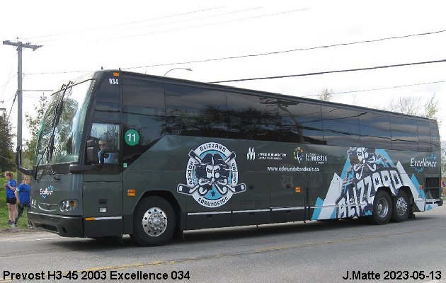 BUS/AUTOBUS: Prevost H3-45 2003 Excellence