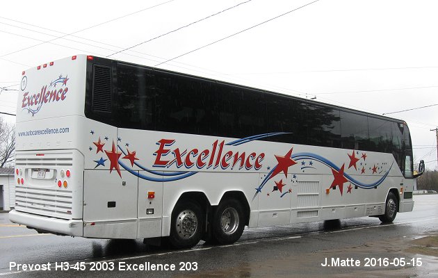 BUS/AUTOBUS: Prevost H3-45 2003 Excellence