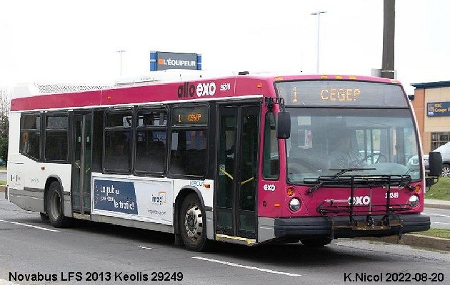 BUS/AUTOBUS: Novabus LFS 2013 Keolis