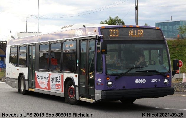 BUS/AUTOBUS: Novabus LFS 2018 Transdev
