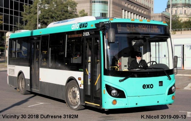 BUS/AUTOBUS: Vicinity 30 2018 Dufresne
