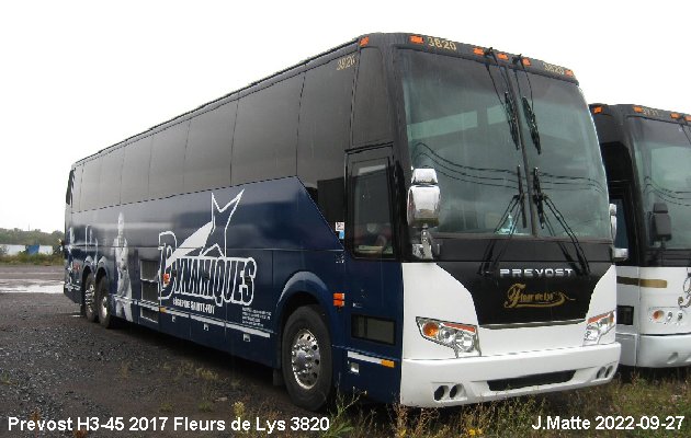 BUS/AUTOBUS: Prevost H3-45 2017 Fleurs de Lys