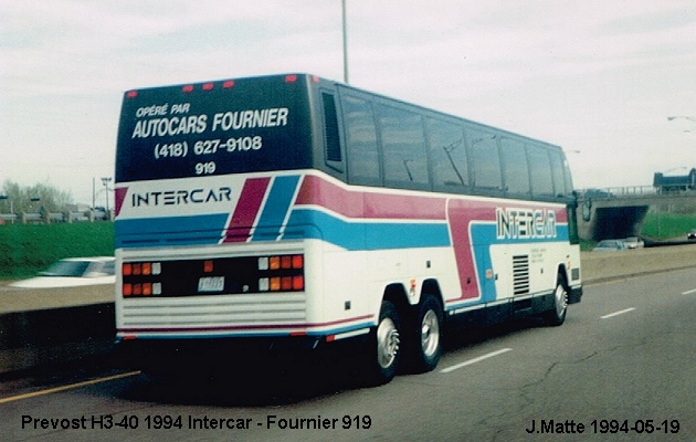 BUS/AUTOBUS: Prevost H3-40 1994 Fournier