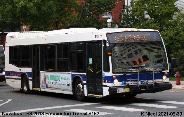 BUS/AUTOBUS: Novabus LFS 2018 Fredericton Transit
