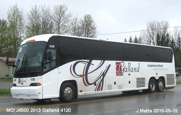 BUS/AUTOBUS: MCI J4500 2013 Galland
