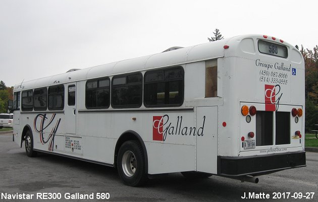 BUS/AUTOBUS: Navistar RE 300 2015 Galland