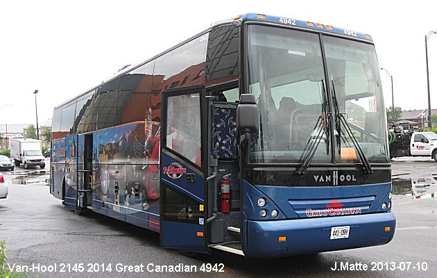 BUS/AUTOBUS: Van Hool 2145 2014 Great Canadian