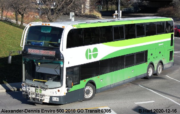 BUS/AUTOBUS: Alexander-Dennis Enviro 500 2018 Go Transit