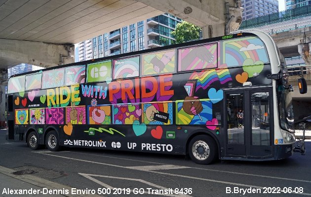 BUS/AUTOBUS: Alexander-Dennis Enviro 500 2019 Go Transit