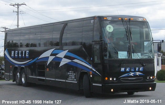 BUS/AUTOBUS: Prevost H3-45 1998 Helie