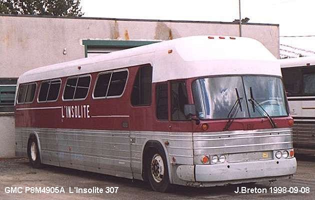 BUS/AUTOBUS: GMC P8M4905A 1975 Insolite