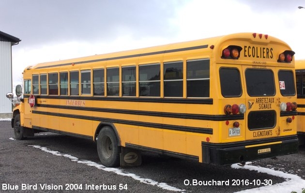 BUS/AUTOBUS: Blue Bird Vision 2004 Interbus