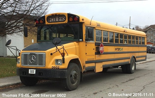 BUS/AUTOBUS: Thomas FS-65 2006 Intercar