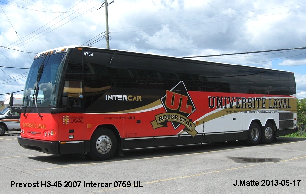 BUS/AUTOBUS: Prevost H3-45 2007 Intercar