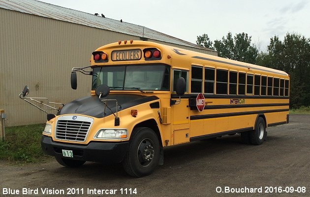 BUS/AUTOBUS: Blue Bird Vision 2011 Intercar
