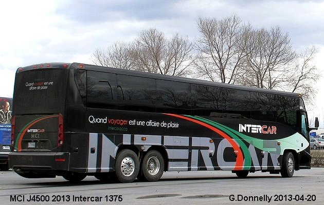 BUS/AUTOBUS: MCI J4500 2013 Intercar