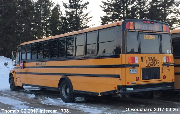 BUS/AUTOBUS: Thomas C2 2017 Intercar