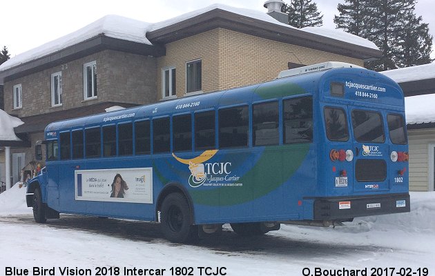 BUS/AUTOBUS: Blue Bird Vision 2018 Intercar