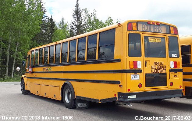 BUS/AUTOBUS: Thomas C2 2018 Intercar