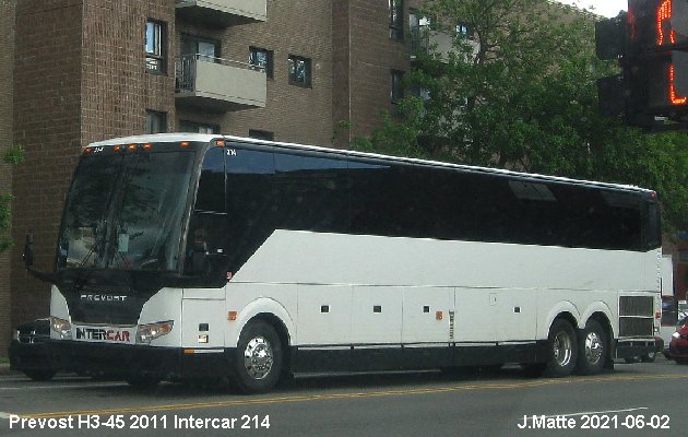 BUS/AUTOBUS: Prevost H3-45 2011 Intercar
