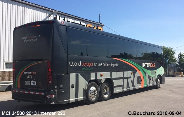 BUS/AUTOBUS: MCI J4500 2013 Intercar