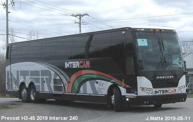 BUS/AUTOBUS: Prevost H3-45 2019 Intercar