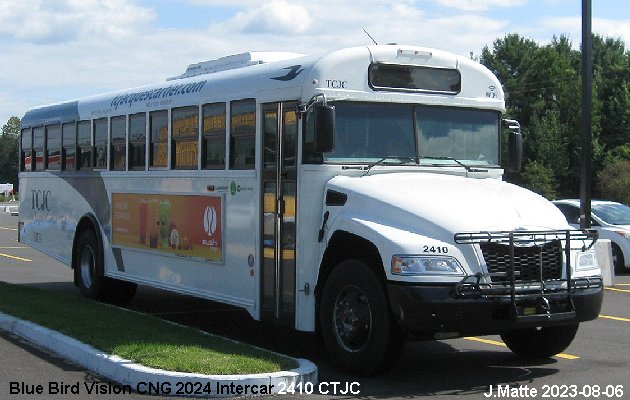 BUS/AUTOBUS: Blue Bird Vision CNG 2024 Intercar