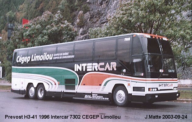 BUS/AUTOBUS: Prevost H3-41 1996 Intercar