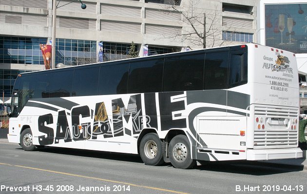BUS/AUTOBUS: MCI J4500 2008 Jeannois
