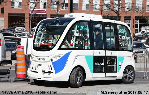 BUS/AUTOBUS: Navya Arma 2016 Keolis