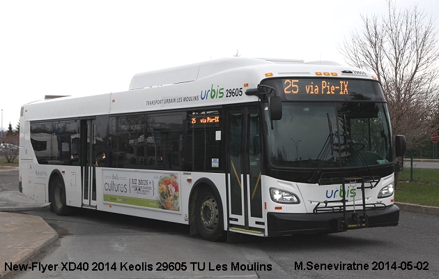 BUS/AUTOBUS: New Flyer XD40 2014 Keolis