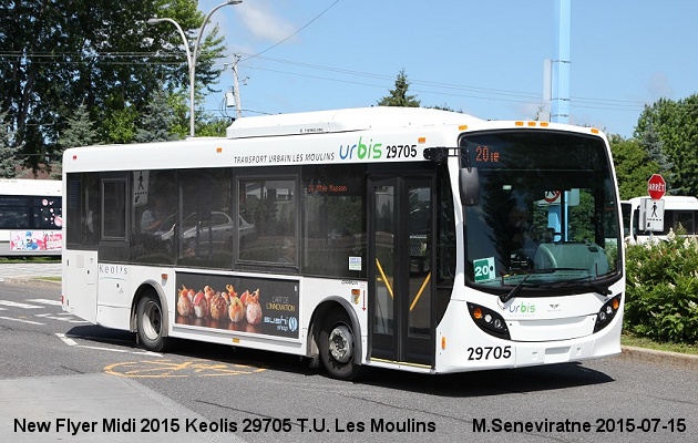 BUS/AUTOBUS: New Flyer MiDi 2015 Keolis