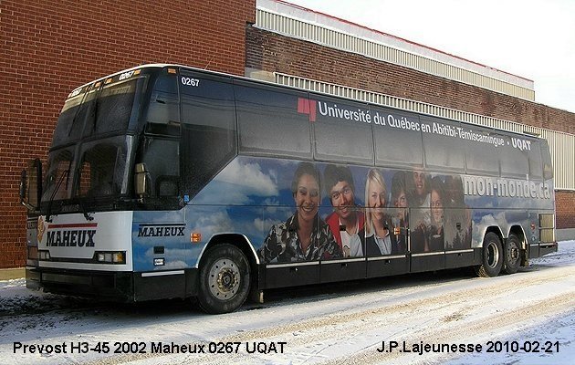 BUS/AUTOBUS: Prevost H3-45 2000 Maheux