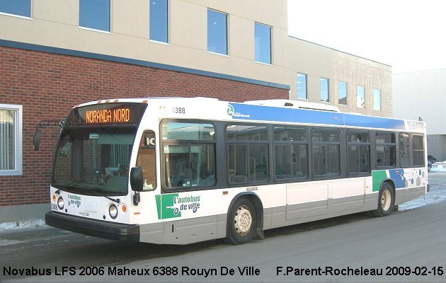 BUS/AUTOBUS: Novabus LFS 2006 Maheux