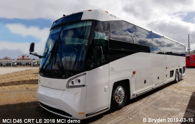 BUS/AUTOBUS: MCI D45 CRT LE 2018 MCI
