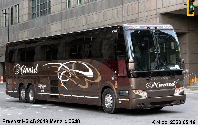 BUS/AUTOBUS: Prevost H3-45 2019 Menard