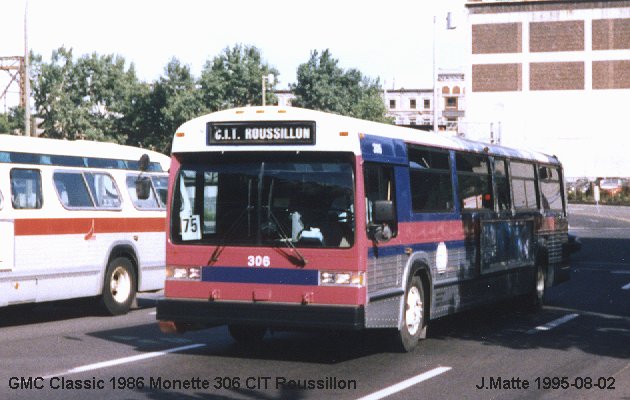 BUS/AUTOBUS: GMC Classic 1986 Monette