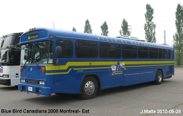 BUS/AUTOBUS: Blue Bird Canadiana 2008 Monreal-