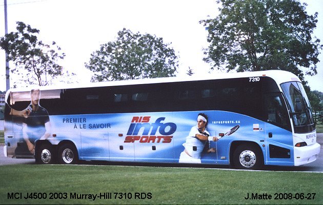 BUS/AUTOBUS: MCI J4500 2003 Murray Hill