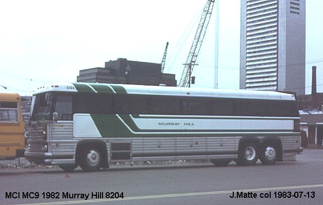 BUS/AUTOBUS: MCI MC 9 1982 Murray Hill